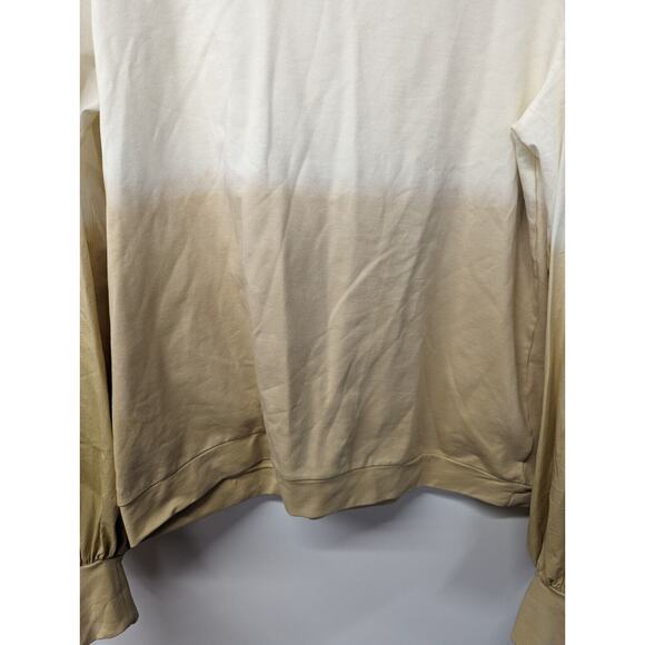 DOROTHEE SCHUMACHER Women's Sweatshirt Crew Neck Color Block Size 4 US Large - Picture 5 of 9